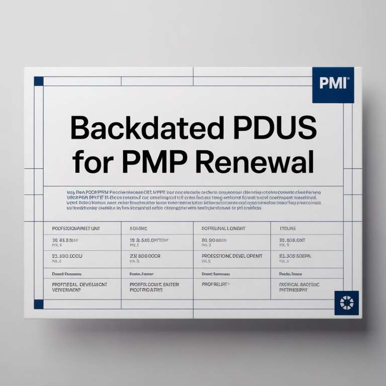 Backdated PDUs for PMP Renewal image